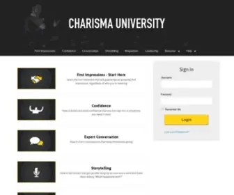 Charismaoncommanduniversity.com(Charisma on Command University) Screenshot