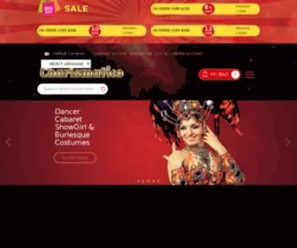 Charismatico-Dancewear.com(Cabaret Dresses) Screenshot