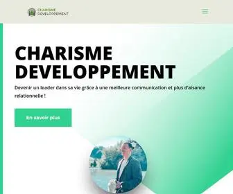 Charismedeveloppement.fr(Des programmes pour devenir libre socialement (et brillant)) Screenshot