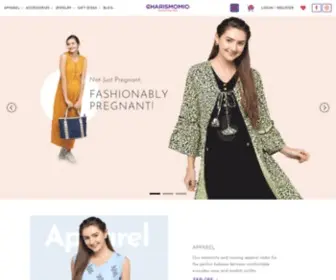 Charismomic.com(THE MATERNITY FASHION LINE) Screenshot