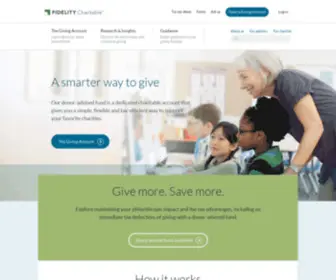 Charitablegift.org(Fidelity Charitable Donor) Screenshot