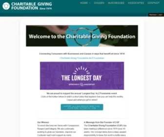 Charitablegivingfoundation.org(Charitable Giving Foundation) Screenshot