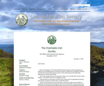 Charitableirishsociety.org(Charitable Irish Society) Screenshot