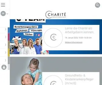 Charite.de(T: +49 30 450) Screenshot