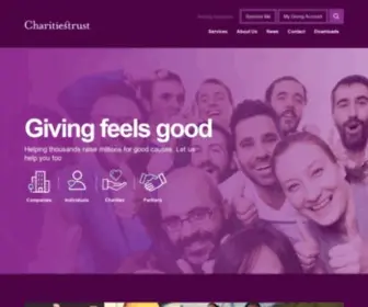 Charitiestrust.org(Giving feels good) Screenshot