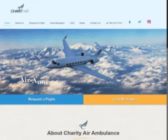 Charityairambulance.com(Charity Air Ambulance) Screenshot