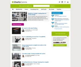 Charitycomms.org.uk(Inspiring Communications at the Heart of Charities) Screenshot