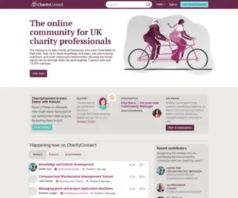 Charityconnect.co.uk(Homepage) Screenshot