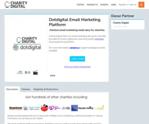 Charitydigitalmail.org(Charitydigitalmail) Screenshot