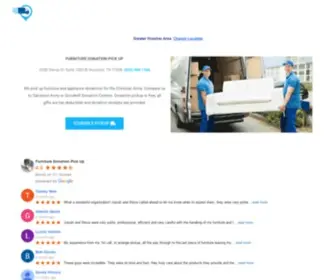 Charitydispatcher.com(Furniture Donation Pick Up Salvation Army Pickup or Goodwill Donation) Screenshot