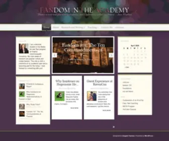 Charityfowler.com(Fandom In The Academy) Screenshot