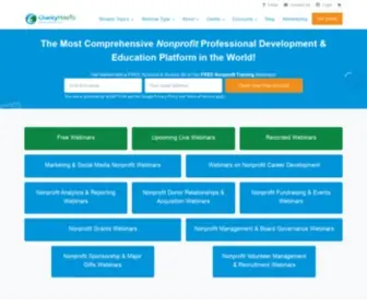 Charityhowto.com(Premium, Live, And On-Demand Nonprofit Webinar Training Courses) Screenshot