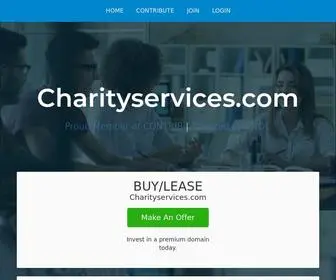 Charityservices.com(Join our exclusive community of like minded people on) Screenshot