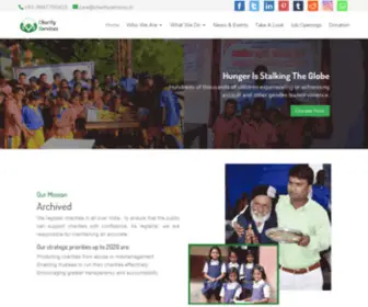 Charityservices.in(charityservices) Screenshot