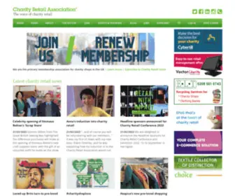 Charityshops.org.uk(The Charity Retail Association) Screenshot