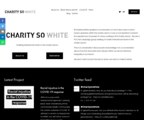 Charitysowhite.org(Charity So White) Screenshot