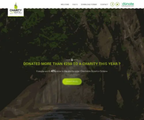 Charitytaxback.ie(Charity Tax Back Scheme aka Charitable Donation Scheme) Screenshot