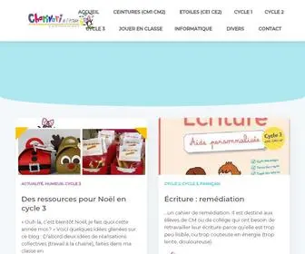 Charivarialecole.fr(école) Screenshot