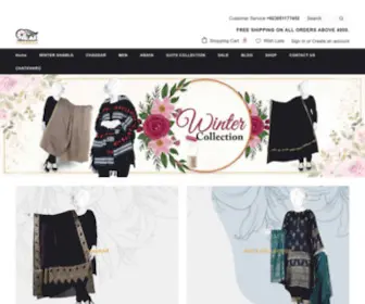 Charkha.com.pk(Buy Shawls Dupatta & Dresses) Screenshot