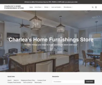 CharleashomefurnishingsStore.com(Charlea's Home Furnishings Store) Screenshot