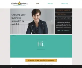 Charleneignites.com(Sales Advisor & Speaker) Screenshot