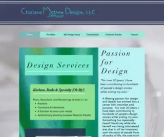 Charlenemathewdesigns.com(Charlene Mathew Designs) Screenshot