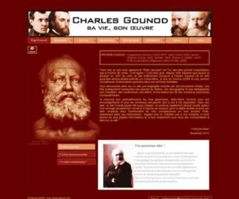 Charles-Gounod.com(Page d'accueil) Screenshot