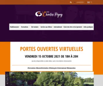 Charles-Peguy.net(Lycée Charles Peguy) Screenshot