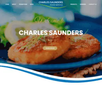 Charles-Saunders.com(Frozen Foods & Disposables) Screenshot