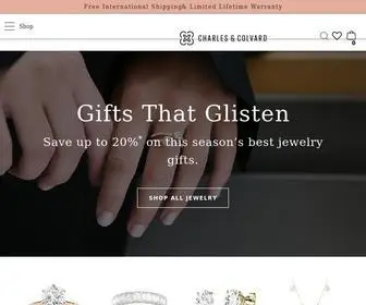 Charlesandcolvard.com(Moissanite & Lab Grown Diamond Jewelry) Screenshot