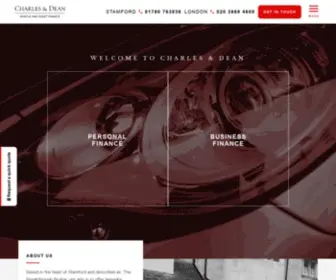 Charlesanddean.com(Charles & Dean Finance) Screenshot