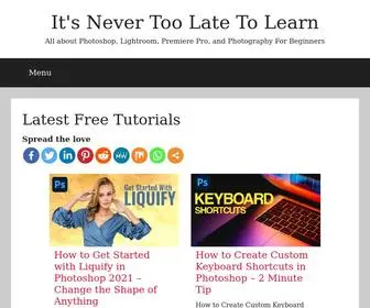 Charlescabrera.com(It's Never Too Late To Learn) Screenshot