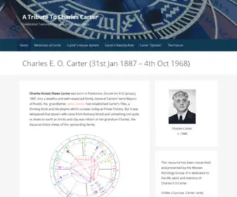 Charlescarter.co.uk(4th OctA Tribute To Charles Carter) Screenshot