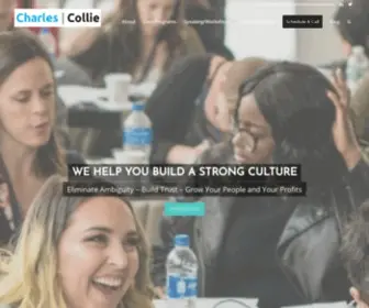 Charlescollie.com(Building Brand Focused Cultures) Screenshot