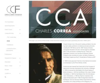 Charlescorrea.net(Charles Correa Associates) Screenshot