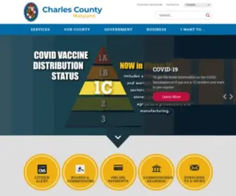 Charlescountymd.gov(Charles County) Screenshot