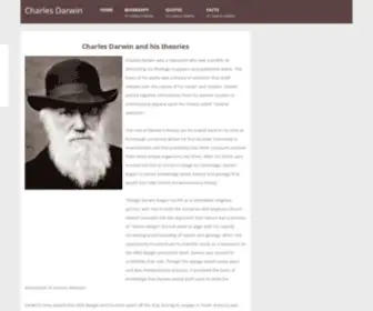 Charlesdarwin.net(Charles Darwin Theories) Screenshot