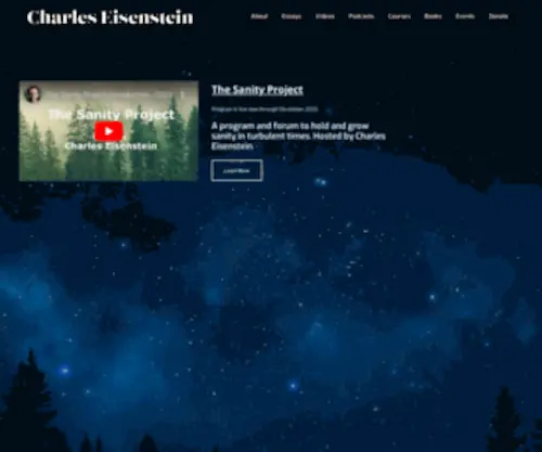 Charleseisenstein.net(Charles Eisenstein) Screenshot