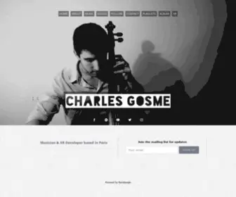 Charlesgosme.com(Charles Gosme) Screenshot