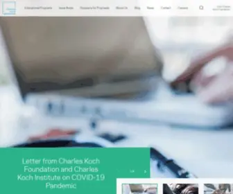 Charleskochinstitute.org(The Charles Koch Institute) Screenshot
