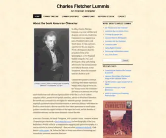 Charleslummis.com(Charles Fletcher Lummis) Screenshot