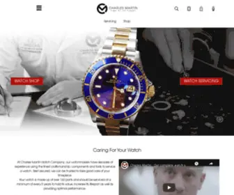 Charlesmartinwatchcompany.com(Charles Martin Watch Company) Screenshot