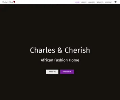 Charlesncherish.com(Charles & Cherish African Fashion Home) Screenshot