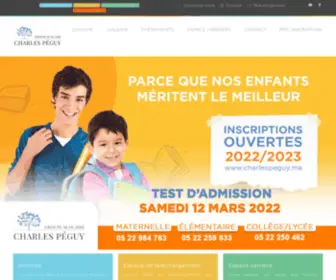 Charlespeguy.ma(École Charles Péguy) Screenshot