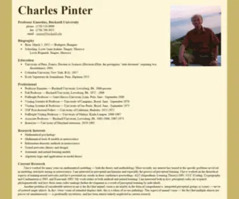 Charlespinter.com(Charles Pinter) Screenshot