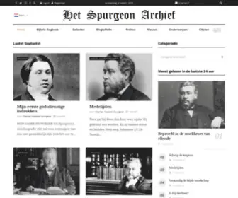 Charlesspurgeon.nl(Het Spurgeon Archief) Screenshot