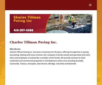 Charlestillmanpaving.com(Charles Tillman Paving) Screenshot