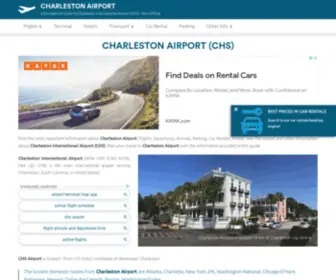Charleston-Airport.com(Informational guide dedicated to Charleston International Airport (CHS)) Screenshot