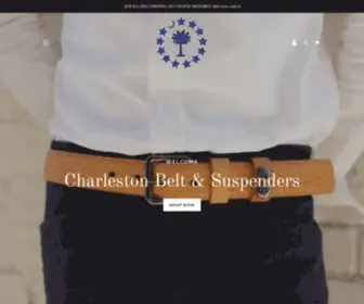 Charlestonbelt.com(Charleston Belt and Suspenders) Screenshot