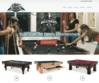 Charlestonbilliards.com(Charleston Billiards and Cue Company) Screenshot